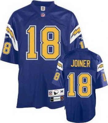 San Diego Chargers 18 Charlie Joiner Blue Throwback Jersey