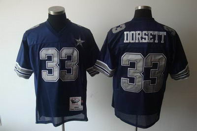 Dallas Cowboys 33 DORSETT throwback blue jersey