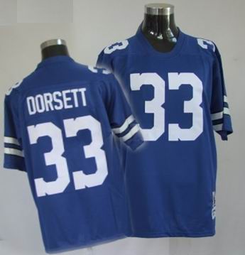 Dallas Cowboys 33 dorsett blue Mitchellandness