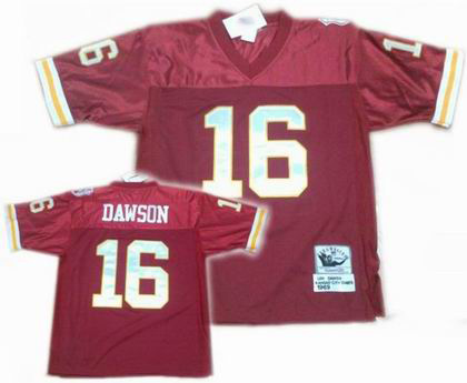 Kansas City Chiefs 16 Len Dawson Throwback Red Jerseys