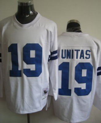 nfl Indianapolis Colts 19 Johnny Unitas Throwback white