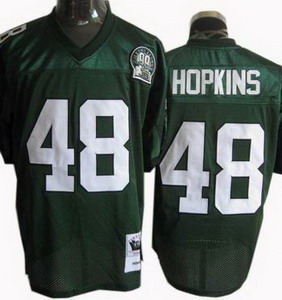 Philadelphia Eagles 48 Wes Hopkins Throwback Jerseys green