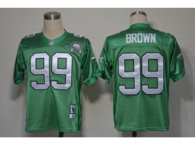 NFL Jerseys Philadelphia Eagle 99 Jerome Brown Throwback Green