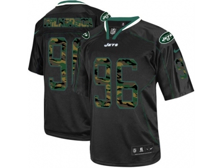 Nike New York Jets 96 Muhammad Wilkerson Black Elite Camo Fashion NFL Jersey