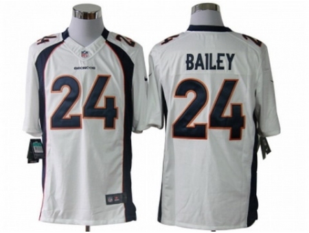 Nike Denver Broncos 24 Champ Bailey White Limited NFL Jersey