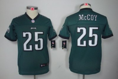 Youth Nike Philadelphia Eagles 25# LeSean McCoy Green Color[ Limited Jerseys]