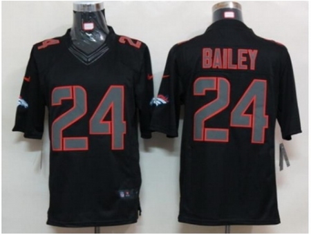 Nike Denver Broncos 24 Champ Bailey black Limited NFL Jersey