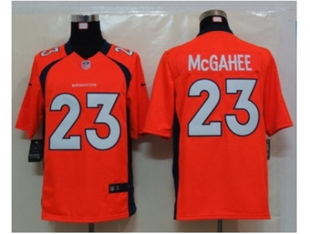 Nike Denver Broncos 23 Willis McGahee orange Limited NFL Jersey