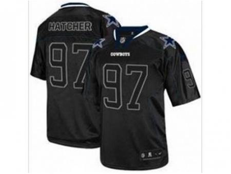 Nike Dallas Cowboys 97 Jason Hatcher black Elite lights out NFL Jersey