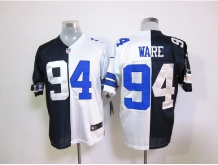 Nike Dallas Cowboys 94 DeMarcus Ware blue-white Elite Split NFL Jersey