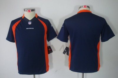 Youth Nike Denver Broncos Blank Blue Color[Youth Limited Jerseys]