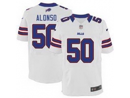 Nike Buffalo Bills 50 Kiko Alonso White Elite NFL Jersey