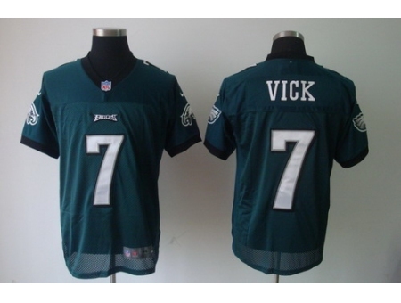 Nike Philadelphia Eagles 7 Michael Vick Green Elite NFL Jersey