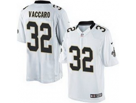 Nike New Orleans Saints 32 Kenny Vaccaro White Game NFL Jersey