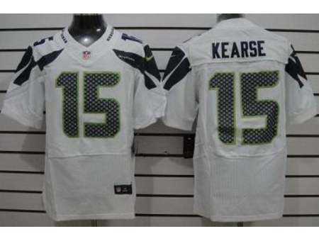 Nike Seattle Seahawks 15 Jermaine Kearse White Elite NFL Jersey