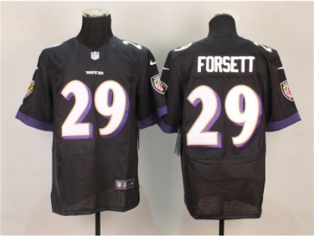 Nike Baltimore Ravens 29 forsett black Elite NFL Jersey