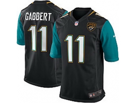 Nike Jacksonville Jaguars 11 Blaine Gabbert Black Game NFL Jersey