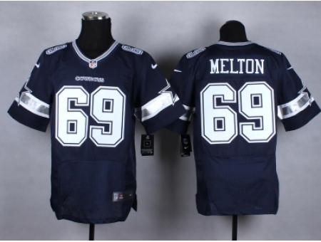 Nike Dallas Cowboys 69 Henry Melton blue Elite NFL Jersey