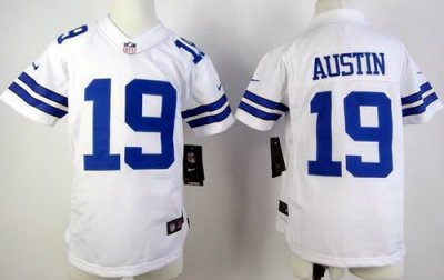 Youth Nike Dallas Cowboys #19 Miles Austin White Nike NFL Jerseys