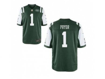 Nike New York Jets 1 Calvin Pryor Green Game NFL Jersey