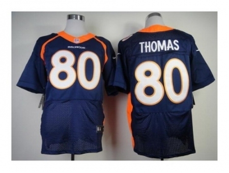 Nike Denver Broncos 80 Julius Thomas blue Elite NFL Jersey