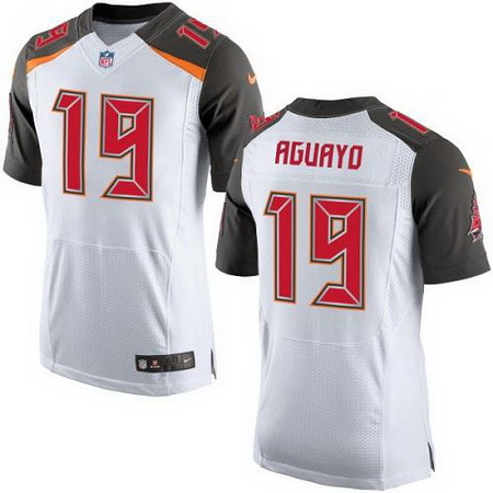 Nike Buccaneers #19 Roberto Aguayo White Mens Stitched NFL New Elite Jersey