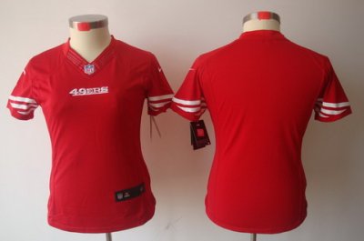 Women Nike San Francisco 49ers Blank Red Color[NIKE LIMITED Jersey]