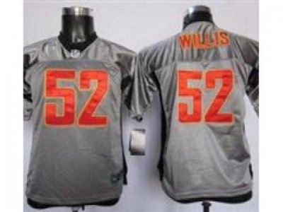 Nike Youth Washington Redskins #52 Patrick Willis Grey Shadow Jerseys