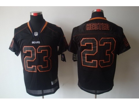 Nike Chicago Bears 23 Devin Hester Black Elite Lights Out NFL Jersey