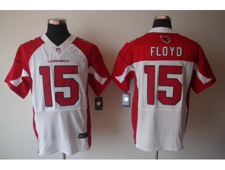 Nike Arizona Cardinals 15 Michael Floyd White Elite NFL Jersey