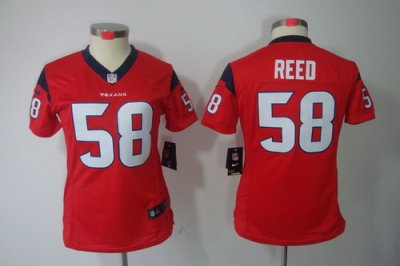 Women Nike Houston Texans #58 Brooks Reed Red Color[NIKE LIMITED Jersey]