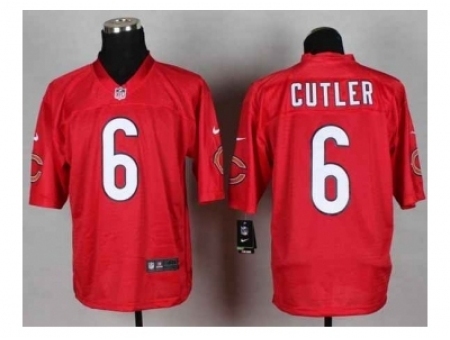 Nike Chicago Bears 6 Jay Cutler red Elite NFL Jersey