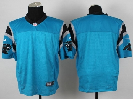 Nike Carolina Panthers Blank Blue Elite NFL Jersey