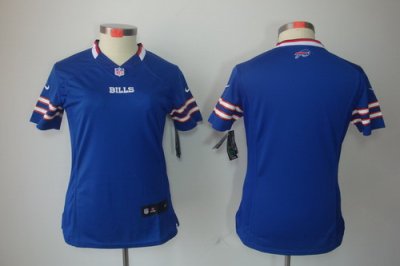 Women Nike Buffalo Bills Blank Blue Color Limited Jerseys