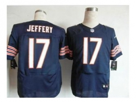 Nike chicago bears 17 Alshon Jeffery blue Elite NFL Jersey