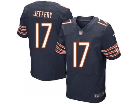 Nike Chicago Bears 17 Alshon Jeffery Black Elite NFL Jersey