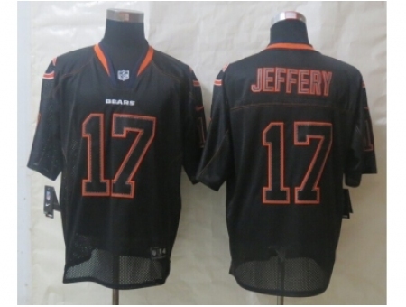 Nike Chicago Bears 17 Alshon Jeffery Black Elite Lights Out NFL Jersey