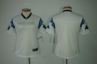 Women Nike Carolina Panthers Blank White Color[Women Limited Jerseys]