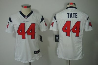 Nike Women Houston Texans #44 Tate White Color[NIKE LIMITED Jersey]