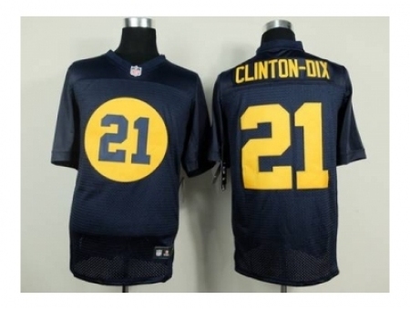 Nike Green Bay Packers 21 Ha Ha Clinton-Dix blue Elite NFL Jersey