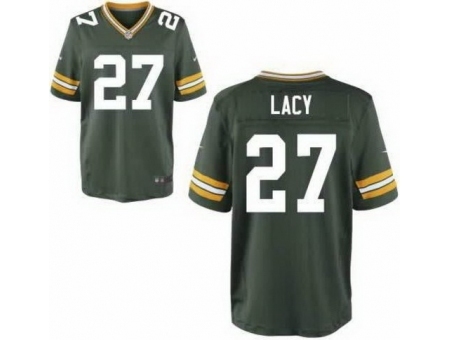 Nike Green Bay Packers 27 Eddie Lacy Green Elite NFL Jersey