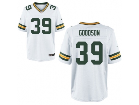 Nike Green Bay Packers 39 Demetri Goodson White Elite NFL Jersey