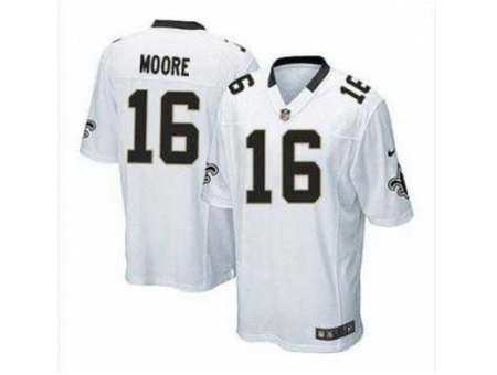 Nike new orleans saints 16 lance moore white game NFL Jersey