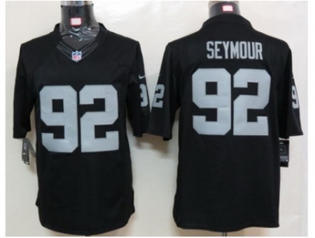 Nike Oakland Raiders 92 Richard Seymour black Limited NFL Jersey