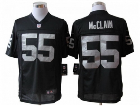 Nike Oakland Raiders 55 Rolando McClain Black Limited NFL Jersey