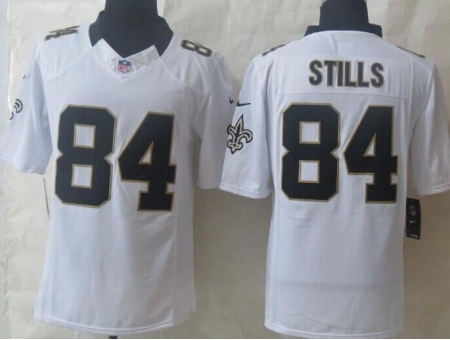 Nike New Orleans Saints 84 Kenny Stills White Limited NFL Jersey