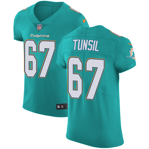 Nike Dolphins #67 Laremy Tunsil Aqua Green Team Color Mens Stitched NFL Vapor Untouchable Elite Jers