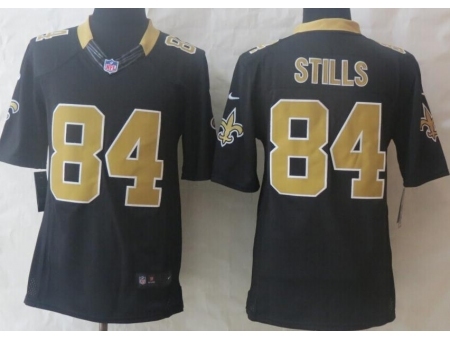 Nike New Orleans Saints 84 Kenny Stills Black Limited NFL Jersey