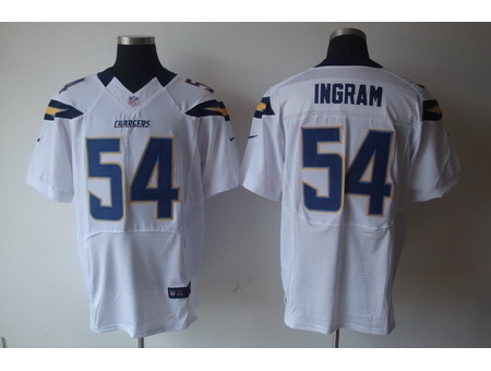 Nike San Diego Chargers 54 Melvin Ingram White Elite NFL Jersey