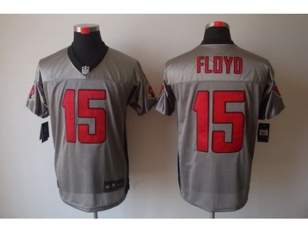 Nike Arizona Cardinals 15 Michael Floyd Grey Elite Shadow NFL Jersey